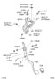 Diagram CLUTCH PEDAL & FLEXIBLE HOSE for your 2011 TOYOTA COROLLA Base Sedan 1.8L M/T