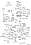 Diagram SHIFT LEVER & RETAINER for your 2003 TOYOTA COROLLA SEDAN, LE 1800CC 16-VALVE DOHC EFI, AUTOMATIC  4-SPEED