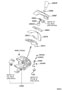 Diagram SHIFT LEVER & RETAINER for your 2003 TOYOTA COROLLA SEDAN, CE 1800CC 16-VALVE DOHC EFI, AUTOMATIC  4-SPEED