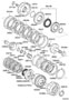 Image of Transmission Clutch Friction Plate image for your 2012 TOYOTA COROLLA