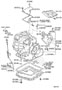 Image of GASKET, BRAKE DRUM. image for your 2000 TOYOTA SOLARA COUPE 3000CC 24-VALVE DOHC EFI, AUTOMATIC