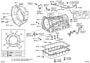 Diagram TRANSMISSION CASE & OIL PAN (ATM) for your 2016 TOYOTA CAMRY Special Edition Sedan