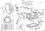 Diagram TRANSMISSION CASE & OIL PAN (ATM) for your 2016 TOYOTA CAMRY Special Edition Sedan