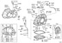 Diagram TRANSMISSION CASE & OIL PAN (ATM) for your 2013 TOYOTA LAND CRUISER