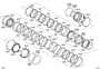 Image of Transmission Clutch Friction Plate image for your 2012 TOYOTA COROLLA L Sedan