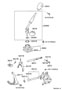 TRANSFER LEVER & SHIFT ROD Diagram