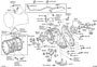 Diagram TRANSFER CASE & EXTENSION HOUSING for your 1977 TOYOTA