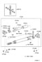 Diagram PROPELLER SHAFT & UNIVERSAL JOINT for your 2013 TOYOTA TUNDRA Base Extended Cab Pickup Fleetside