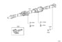Diagram PROPELLER SHAFT & UNIVERSAL JOINT for your 2011 TOYOTA SIENNA