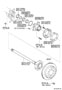 Diagram REAR AXLE SHAFT & HUB for your TOYOTA