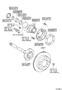 Diagram REAR AXLE SHAFT & HUB for your 2011 TOYOTA SIENNA SE Mini Passenger Van