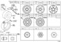 Diagram DISC WHEEL & WHEEL CAP for your 2009 TOYOTA FJ CRUISER