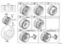 Diagram DISC WHEEL & WHEEL CAP for your 1989 TOYOTA CAMRY WAGON, DX