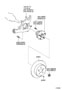 Diagram REAR AXLE SHAFT & HUB for your 2005 TOYOTA CAMRY