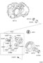 Diagram FRONT AXLE HOUSING & DIFFERENTIAL for your 2003 TOYOTA SIENNA