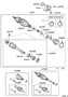 Diagram FRONT DRIVE SHAFT for your TOYOTA