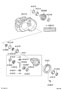 Diagram FRONT AXLE HOUSING & DIFFERENTIAL for your TOYOTA COROLLA