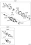 Diagram FRONT DRIVE SHAFT for your TOYOTA PRIUS