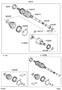 Diagram FRONT DRIVE SHAFT for your TOYOTA PRIUS