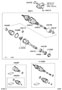 Diagram FRONT DRIVE SHAFT for your 1994 TOYOTA CAMRY