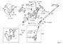 Diagram STEERING COLUMN & SHAFT for your 2003 TOYOTA COROLLA SEDAN, LE 1800CC 16-VALVE DOHC EFI, AUTOMATIC  4-SPEED