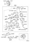 Diagram VANE PUMP & RESERVOIR (POWER STEERING) for your 2008 TOYOTA CAMRY