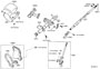 Diagram STEERING COLUMN & SHAFT for your 2003 TOYOTA COROLLA SEDAN, LE 1800CC 16-VALVE DOHC EFI, AUTOMATIC  4-SPEED