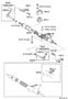 Diagram FRONT STEERING GEAR & LINK for your 1998 TOYOTA LAND CRUISER 4700CC 32-VALVE DOHC EFI, AUTOMATIC  5-SPEED