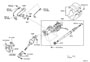 Diagram STEERING COLUMN & SHAFT for your 1996 TOYOTA TERCEL 4 DOOR, DELUXE