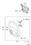 Diagram STEERING WHEEL for your TOYOTA