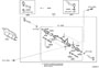 Diagram FRONT STEERING GEAR & LINK for your 2000 TOYOTA CAMRY