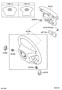 Diagram STEERING WHEEL for your 2003 TOYOTA HIGHLANDER