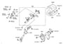 Diagram STEERING COLUMN & SHAFT for your 2023 TOYOTA BZ4X Limited -L - cylinder BATTERY EV (EV/BEV) AWD