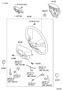 Diagram STEERING WHEEL for your 2018 TOYOTA PRIUS Three Touring Hatchback