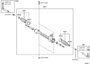 Diagram FRONT STEERING GEAR & LINK for your 2006 Scion XB 1500CC 16VALVE DOHC EFI, MANUAL
