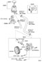 Diagram VANE PUMP & RESERVOIR (POWER STEERING) for your 2004 TOYOTA CAMRY XLE