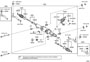 Diagram FRONT STEERING GEAR & LINK for your 2004 TOYOTA CAMRY LE