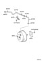 Diagram BRAKE BOOSTER & VACUUM TUBE for your 2015 TOYOTA