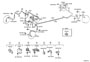 Diagram BRAKE TUBE & CLAMP for your TOYOTA