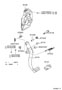 Diagram BRAKE PEDAL & BRACKET for your 2011 TOYOTA COROLLA Base Sedan 1.8L M/T