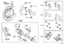 Diagram REAR DISC BRAKE CALIPER & DUST COVER for your 2009 TOYOTA RAV 4