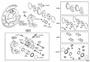 Diagram REAR DISC BRAKE CALIPER & DUST COVER for your 2017 TOYOTA RAV4 LE 2.5L AWD