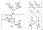 Diagram REAR DISC BRAKE CALIPER & DUST COVER for your 2007 TOYOTA CAMRY XLE 2500CC 16-VALVE DOHC EFI, AUTOMATIC  6-SPEED