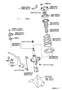 Diagram FRONT SPRING & SHOCK ABSORBER for your 2011 TOYOTA COROLLA Base Sedan 1.8L