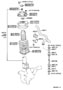 Diagram FRONT SPRING & SHOCK ABSORBER for your 2012 TOYOTA SIENNA