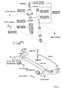 Diagram REAR SPRING & SHOCK ABSORBER for your 2011 TOYOTA COROLLA Base Sedan 1.8L M/T