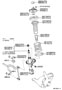 Diagram FRONT SPRING & SHOCK ABSORBER for your 2009 TOYOTA AVALON