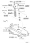 Diagram REAR SPRING & SHOCK ABSORBER for your 2011 TOYOTA COROLLA