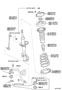 Diagram FRONT SPRING & SHOCK ABSORBER for your 2002 TOYOTA CAMRY LE 2400CC 16-VALVE DOHC EFI, MANUAL , 5-SPEED