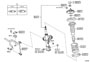 Diagram FRONT SPRING & SHOCK ABSORBER for your 2012 TOYOTA SIENNA